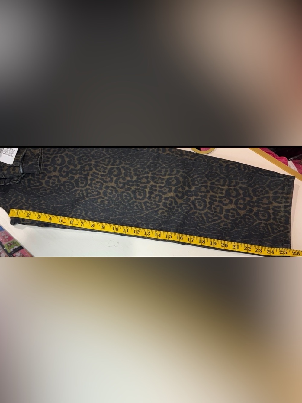Women's Leopard Print Jeans - Black and Brown Barrel Jeans Streetware Jeans - Picture 4 of 12